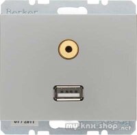 Berker 3315397004 USB/3,5 mm Audio Steckdose K.5...