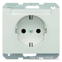 Berker 47397009 Steckdose SCHUKO mit Beschriftungsfeld...