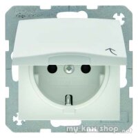 Berker 47511909 Steckdose SCHUKO mit Klappdeckel...