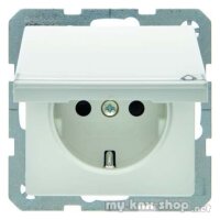 Berker 47526089 Steckdose SCHUKO mit Klappdeckel und...