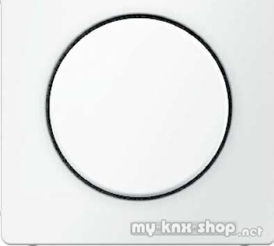 Berker 11376089 Zentralstück mit Regulierknopf für Drehdimmer Q.1/Q.3 polarweiß, samt