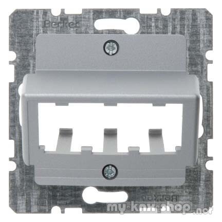 Berker 14271404 Zentralplatte für 3 MINI-COM Module Zentralplattensystem alu, matt