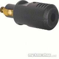 Berker 4637 Stecker 12 V Integro Einsätze schwarz, matt