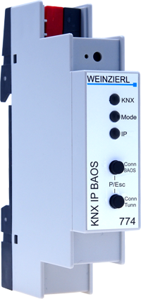 Weinzierl KNX IP BAOS 774 KNXnet/IP Tunneling & Object Server mit 1000 Datenpunkte