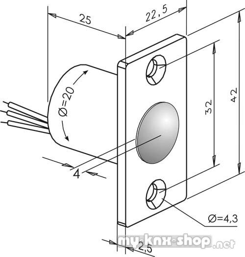 effeff Tür-Kegelkontakt 10400--------00