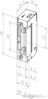 effeff Radiustüröffner 118E o.Stulp,10-24V G...