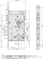 effeff Elektro-Sicherheitsschloss 809 809M12-72A60E4D