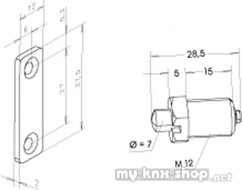 effeff Aufdruckbolzen 1022 1022---------00