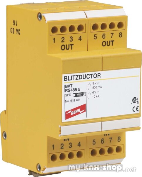 DEHN+SÖHNE ÜS-Ableiter Blitzductor VT BVT RS485 5