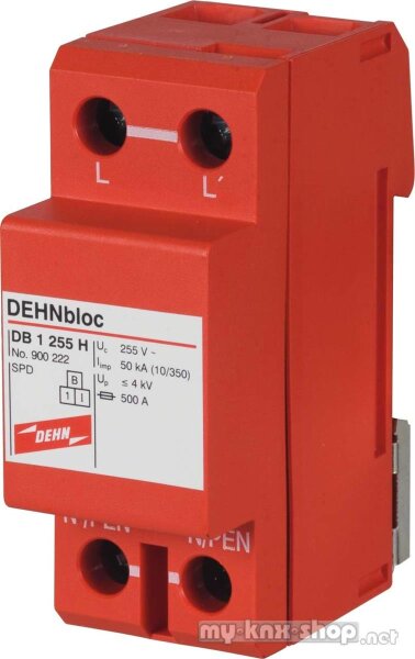 DEHN+SÖHNE Blitzstromableiter DEHNbloc 1-p. 255V  DB 1 255 H