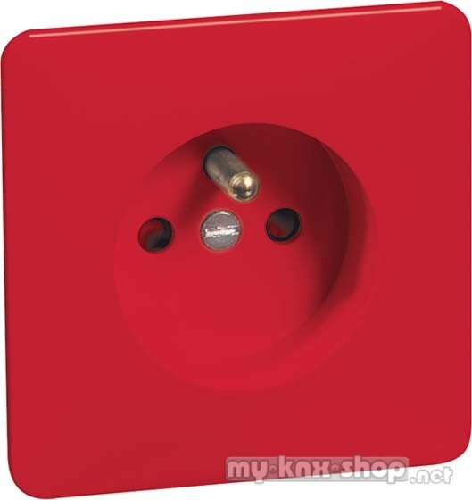 PEHA Steckdose rt Erdungsstift 10/16A 250V  B 80.6671 SI ROT