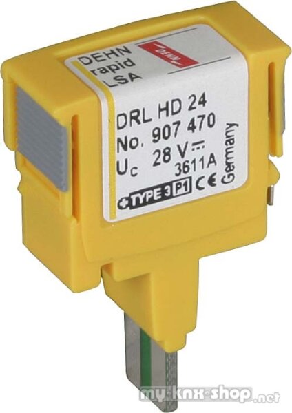 DEHN+SÖHNE ÜS-Ableiter DEHNrapid LSA Schutzstecker DRL HD 24