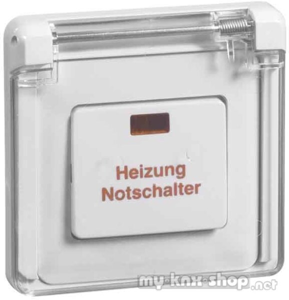 PEHA Heizung-Notschalter ws 2-pol.UP Aus D 81.512 V K HN