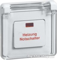 PEHA Heizung-Notschalter ws 1-pol.Universal D 81.516 V K HN