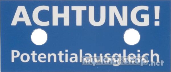 DEHN+SÖHNE Hinweisschild ! Potentialausgleich 480 599