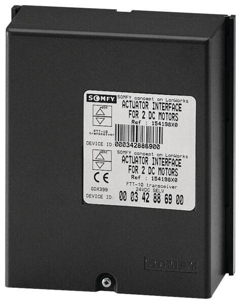SOMFY Jalousieaktor KNX/EIB 4 AC Motor Controller 1860116, 258,77