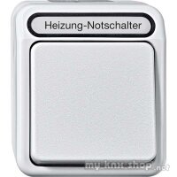 Merten Heizungs-Notschalter 1-polig, polarweiß...