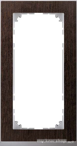 Merten Decor-Rahmen 2-fach Wenge/aluminium MEG4025-3671