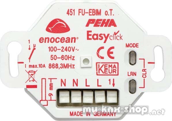 Peha Funk Empfänger 1 Kanal UP, Energieme D 451 FU-EBIM O.T.