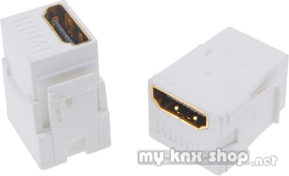 Peha Keystone 2 x HDMI-Buchse reinweiß D 1951.02 HDMI