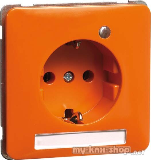 PEHA Steckdose SCHUKO orange LED ohne K H80.651133SINALEDEK6