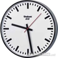 Theben Wanduhr, einseitig Balkenziffern OSIRIA 241 BR-EIB