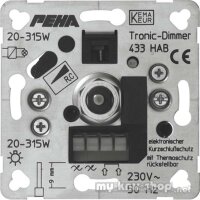 PEHA Phasenabschnittdimmer 20-315W D 433 HAB o.A.