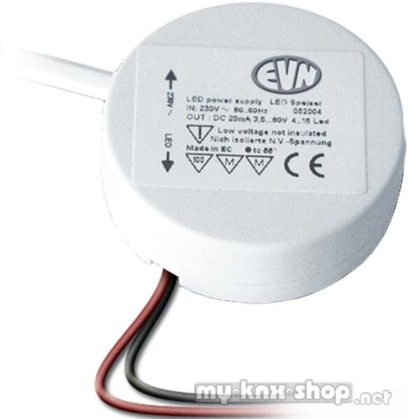 EVN Lichttechnik LED-Netzgerät 12V rund LV124-16