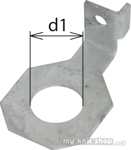 DEHN+SÖHNE Anschlussbügel D=30mm f.M27 abgewin 923 330