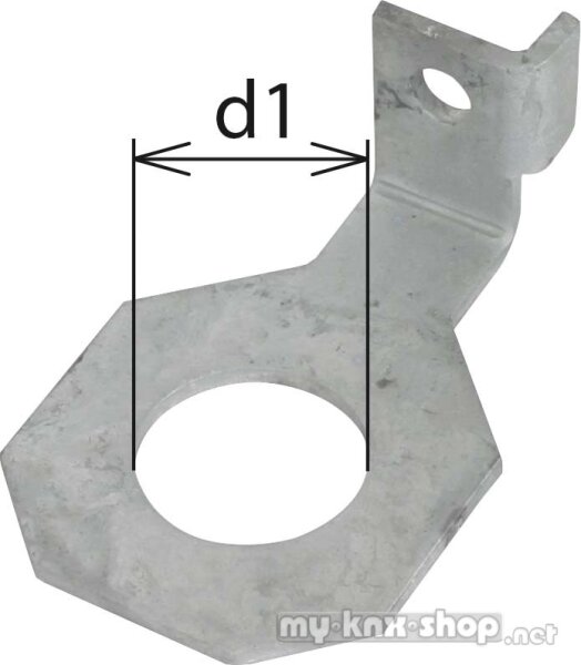 DEHN+SÖHNE Anschlussbügel D=39mm f.M36 abgewin 923 339