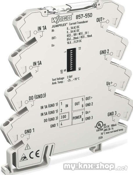 WAGO Strommessumformer 5A AC/DC 857-550