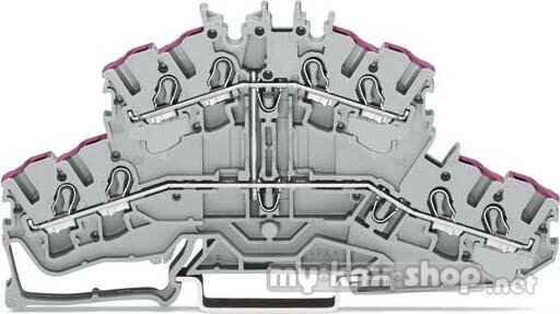 WAGO Doppelstockklemme 4-Leiter 2002-2408