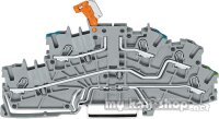 WAGO Installationsetagenklemme grau NT/L/PE 2003-6641