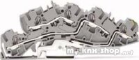 WAGO Installations-Etagenklemme L/L/PE 4/6qmm grau 2005-7645
