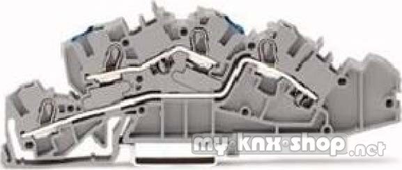 WAGO Installations-Etagenklemme N/L 4/6qmm grau 2005-7649