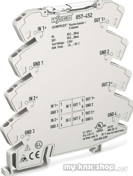 WAGO Passivtrenner 2 Kanal 857-452