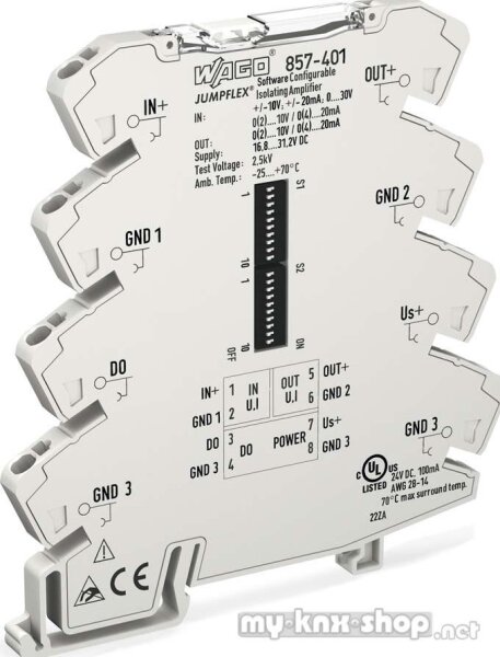 WAGO Trennverstärker konfigurierbar 857-401