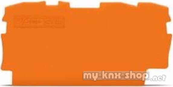 WAGO 3L-Abschlussplatte orange 2000-1392