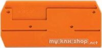 WAGO Abschlussplatte 2,5mm dick orange 880-328