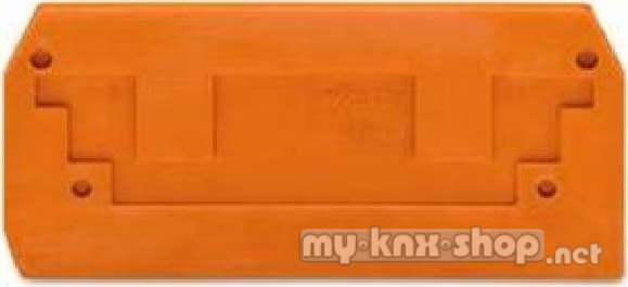 WAGO Abschlußplatte orange 284-328