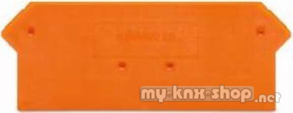 WAGO Abschlußplatte orange, 2,5mm dick 280-317