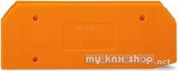 WAGO Abschl.-Zwischenplatte orange, 4mm dick 282-315