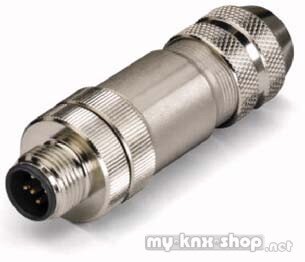 WAGO M12-Stecker B-kodiert axial 756-9401/060-000