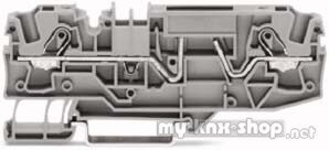 WAGO Sicherungsklemme 2-Leiter, grau 2006-1681