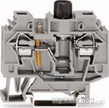 WAGO Sicherungsklemme 0,2-6mmq grau 282-124