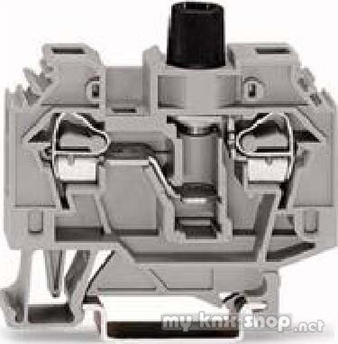 WAGO Sicherungsklemme 0,2-6mmq grau 282-126